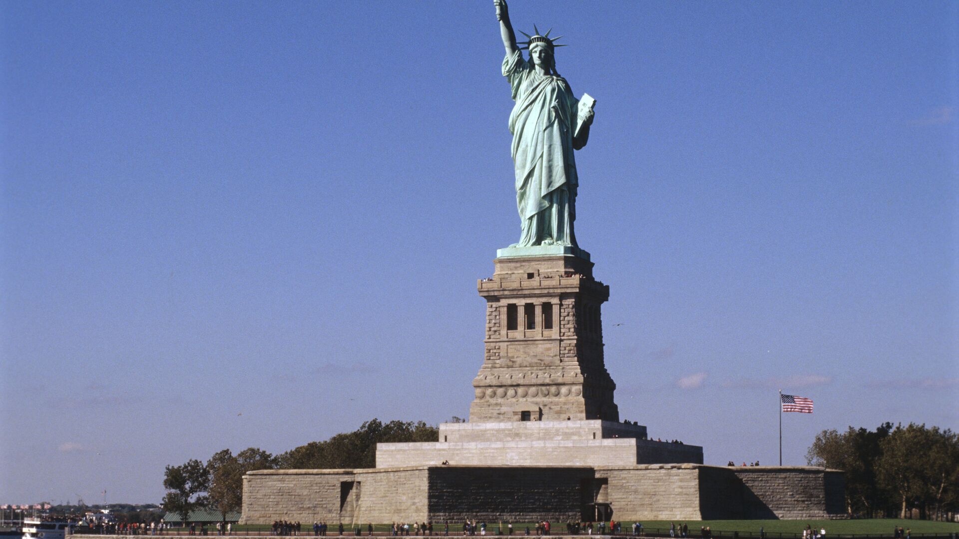 Статуя Свободы в Нью-Йорке - ПРАЙМ, 1920, 05.07.2023