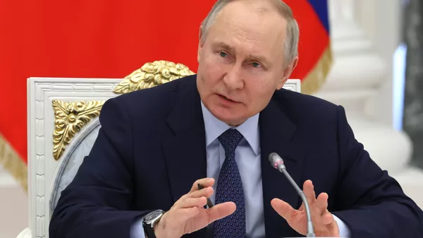 Встреча президента РФ В. Путина с представителями Деловой России