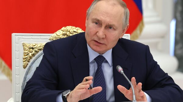 Встреча президента РФ В. Путина с представителями Деловой России