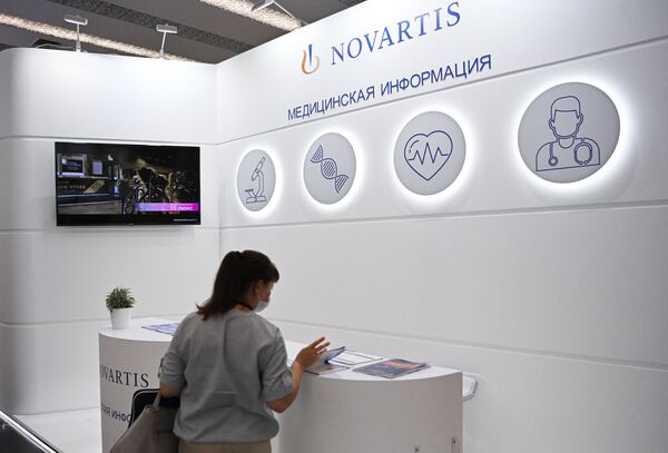 Стенд группы компаний Novartis