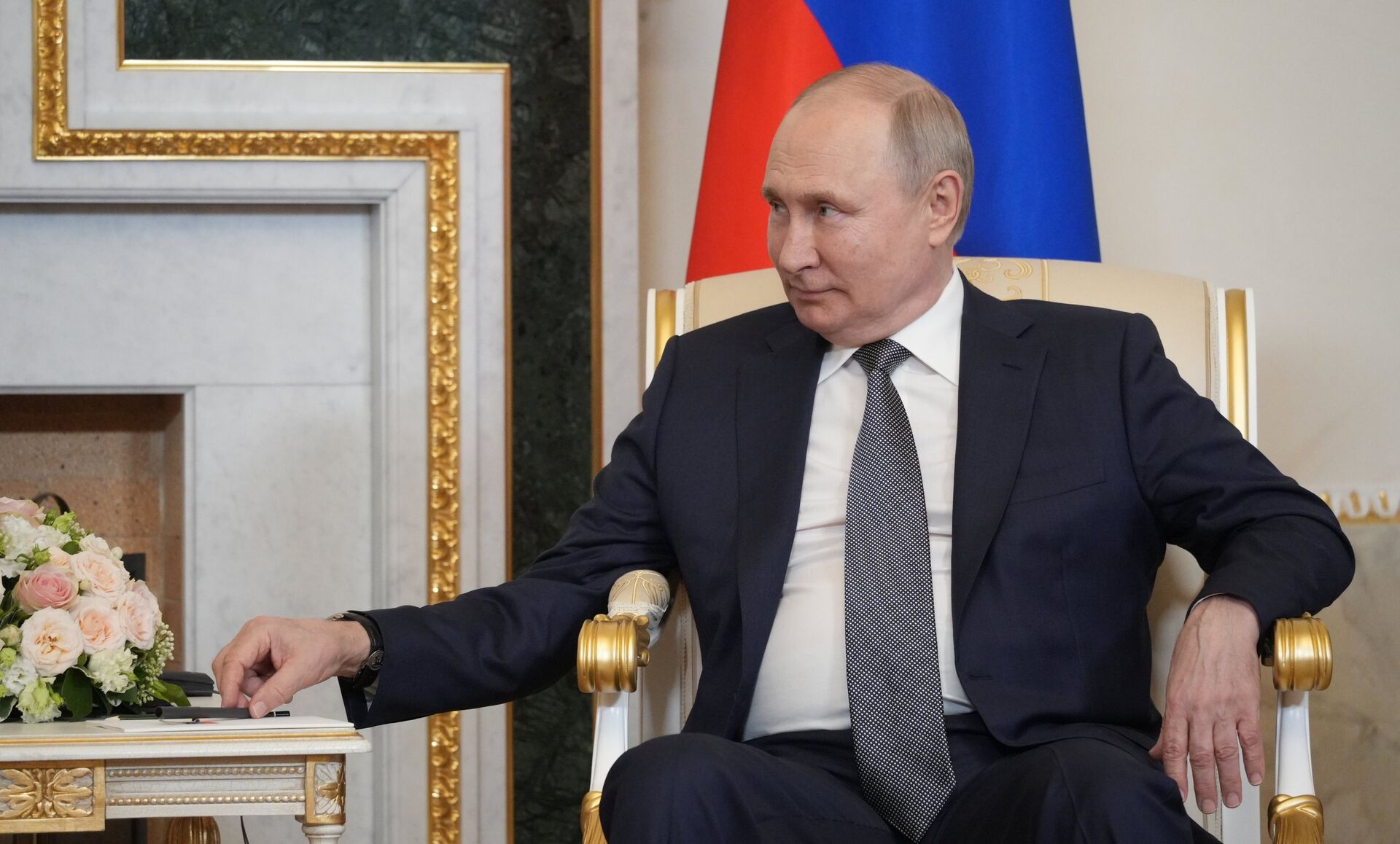 Президент РФ В. Путин провел встречу с президентом Египта А. Сиси - ПРАЙМ, 1920, 22.08.2023
