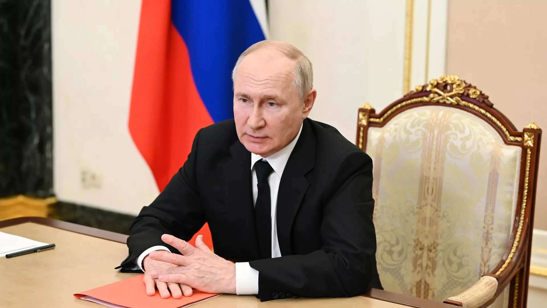 Президент РФ В. Путин провел совещание Совбеза РФ - ПРАЙМ, 1920, 22.08.2023