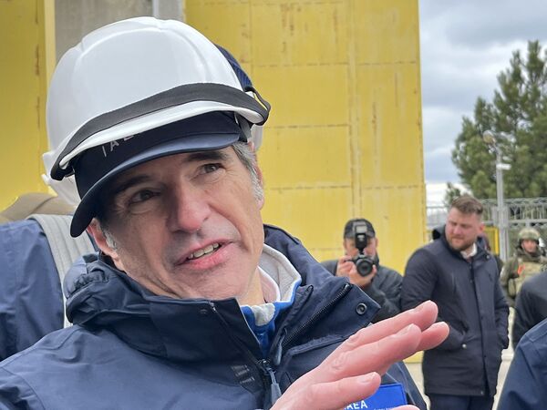Генеральный директор МАГАТЭ Рафаэль Гросси на Запорожской АЭС