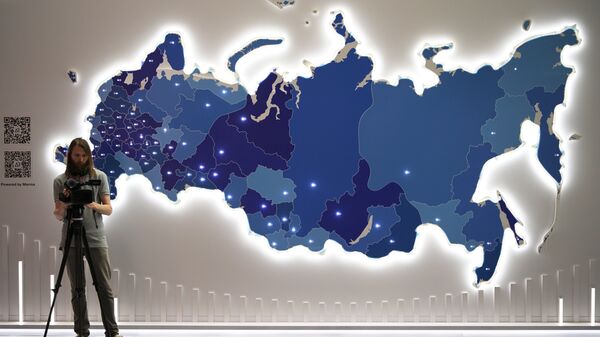 ПМЭФ-2023. Карта России