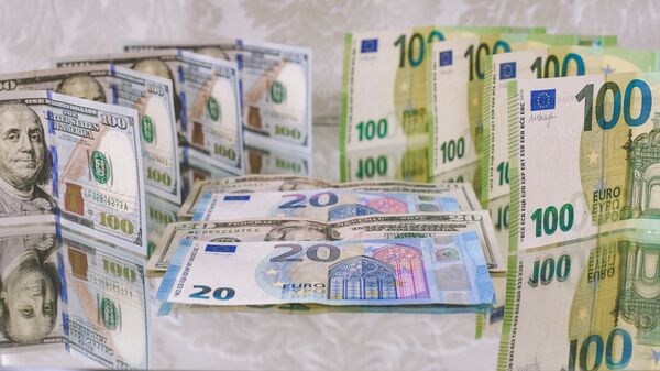 Деньги, евро, банкноты