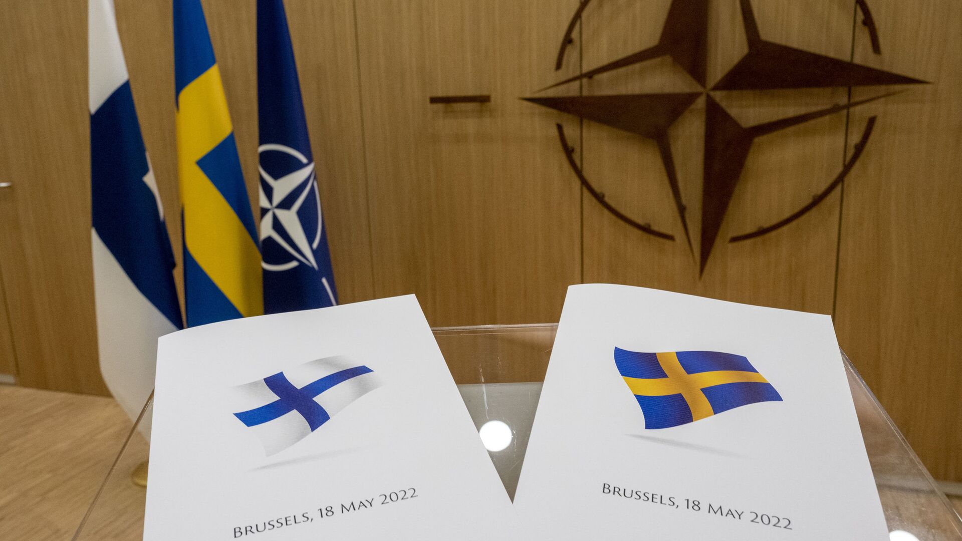 Официальные письма от Финляндии и Швеции о просьбе вступления в НАТО - ПРАЙМ, 1920, 06.05.2024