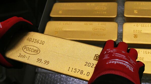 Готовые маркированные слитки золота высшей пробы 99,99% чистоты