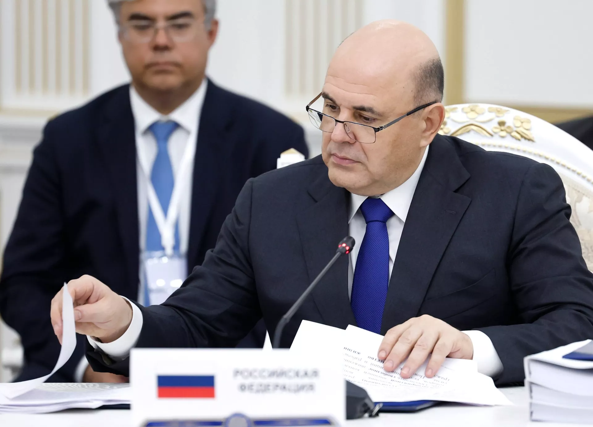 Премьер-министр РФ М. Мишустин принял участие в работе межправительственного совета стран ЕАЭС и Совета глав правительств СНГ и государств - членов ШОС в Бишкеке. День второй - ПРАЙМ, 1920, 26.10.2023