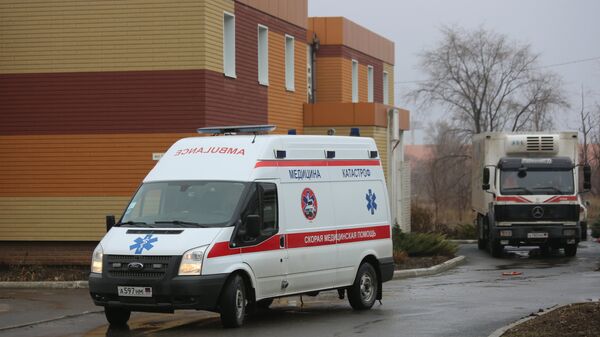 Автомобиль скорой помощи в Донецке