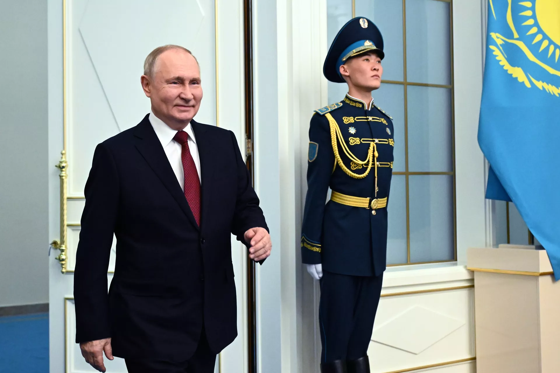 Визит президента РФ В. Путина в Казахстан - ПРАЙМ, 1920, 09.11.2023