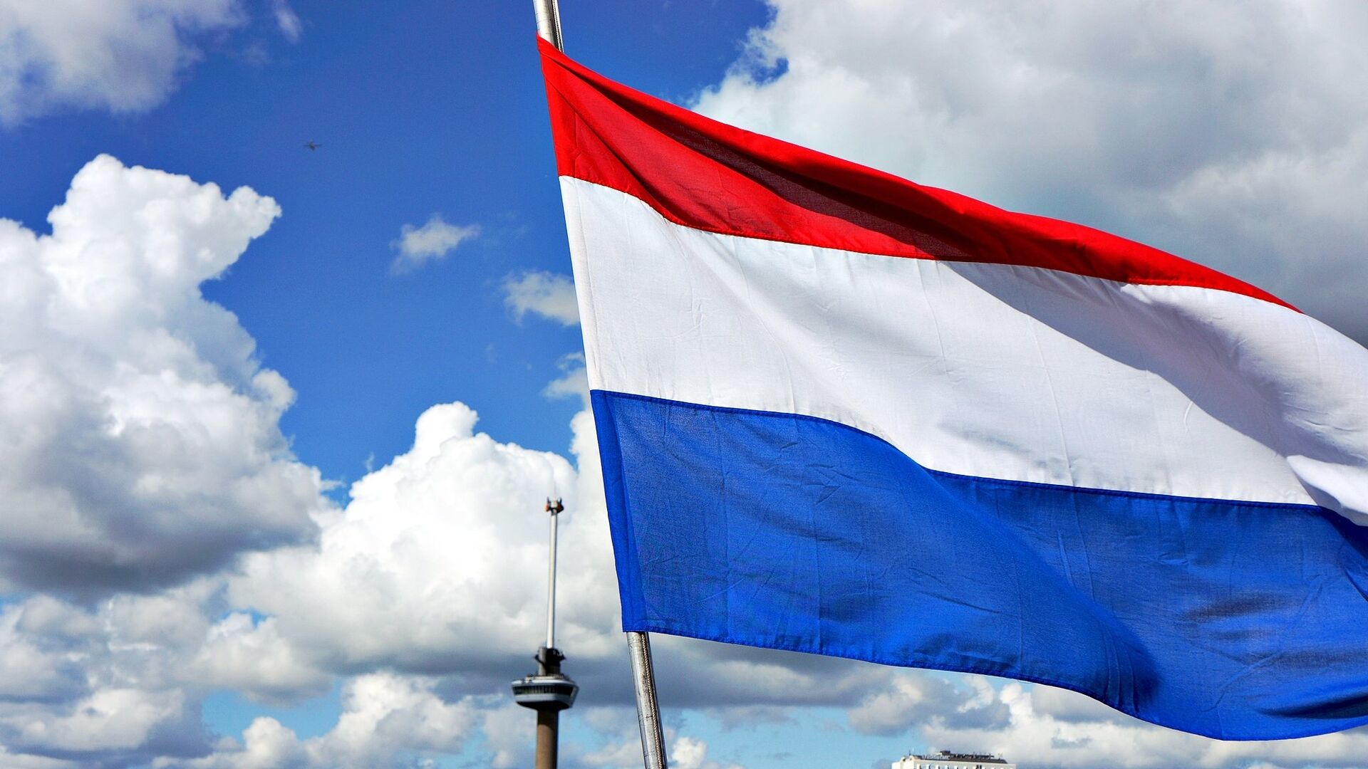 Флаг Нидерландов, Роттердам - ПРАЙМ, 1920, 31.01.2024