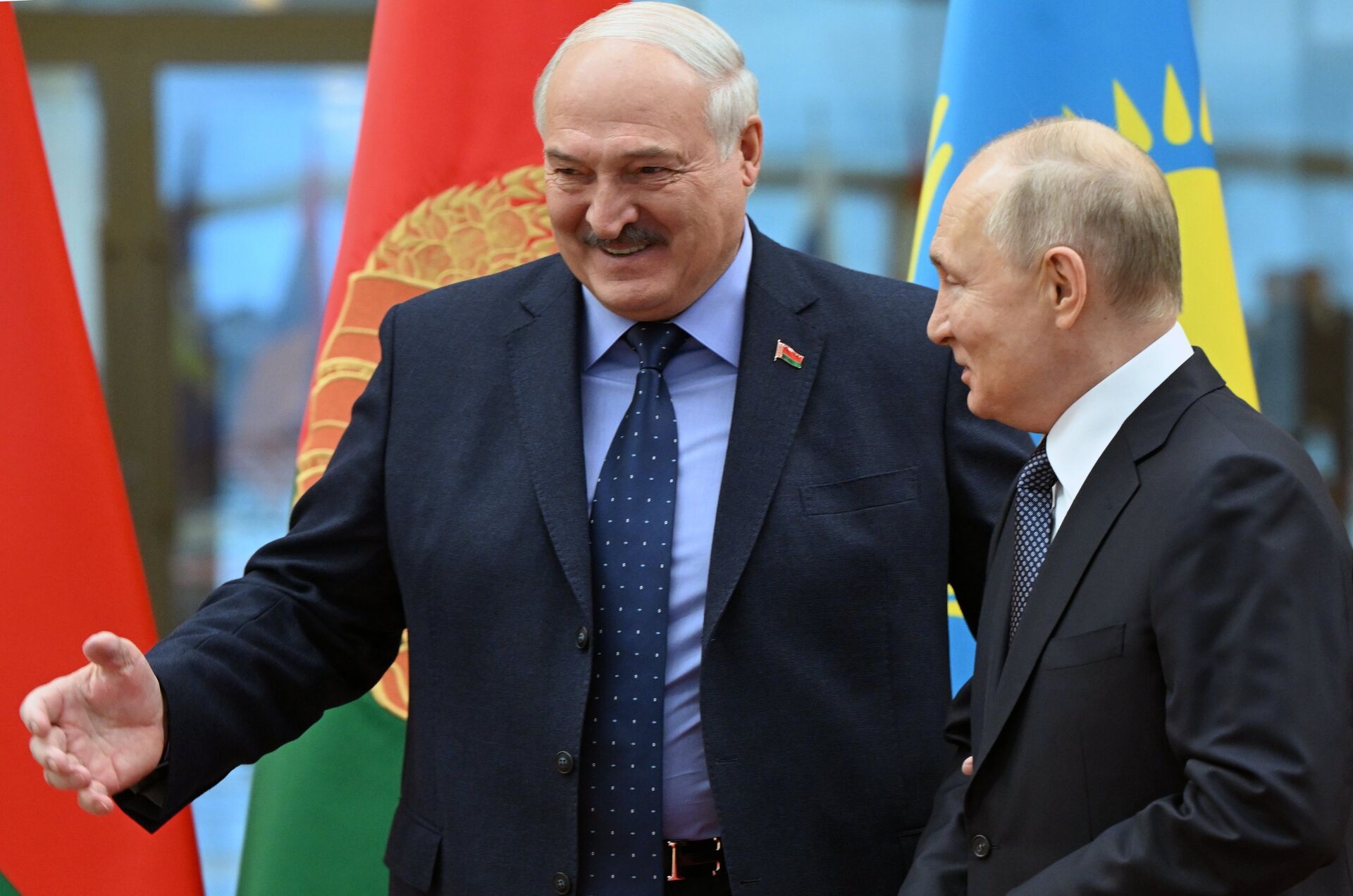 Президент РФ Владимир Путин и президент Белоруссии Александр Лукашенко - ПРАЙМ, 1920, 23.11.2023