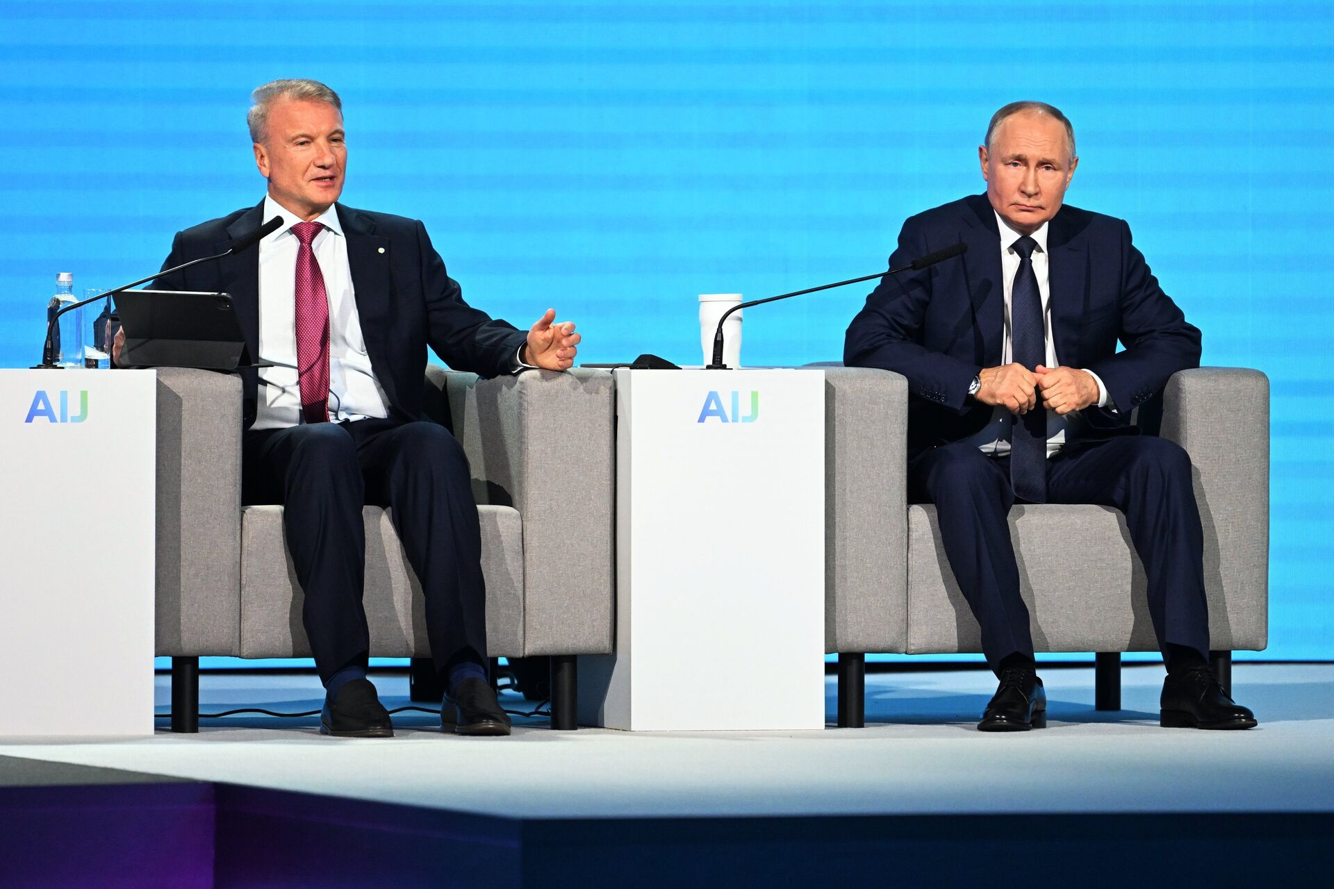 Президент РФ В. Путин посетил конференцию по искусственному интеллекту AI Journey - ПРАЙМ, 1920, 24.11.2023