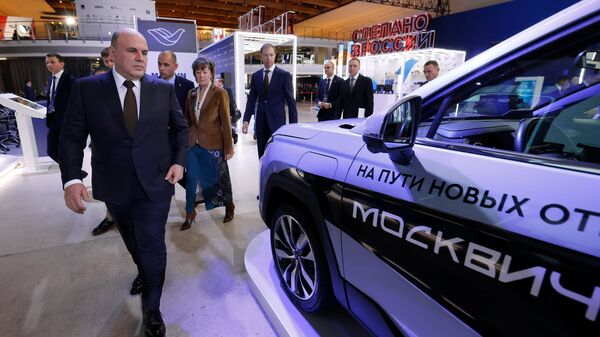 Премьер-министр РФ М. Мишустин посетил Международный экспортный форум Сделано в России