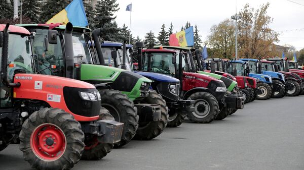 Протесты фермеров в Кишиневе
