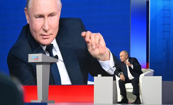 Президент РФ В. Путин встретился с доверенными лицами