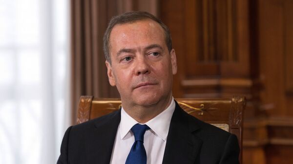 Заместитель председателя Совбеза РФ Д. Медведев