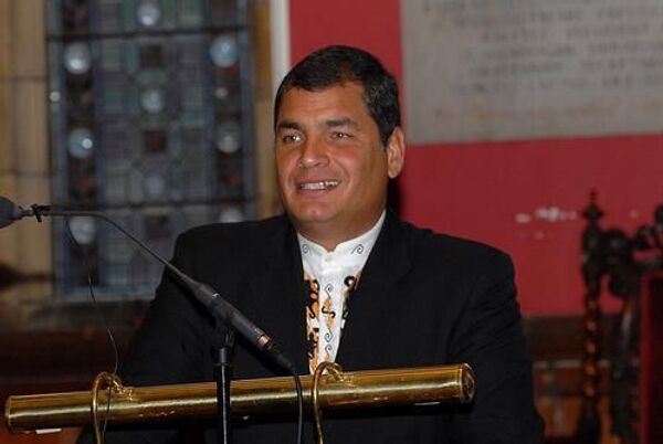 Президент Эквадора Р.Корреа