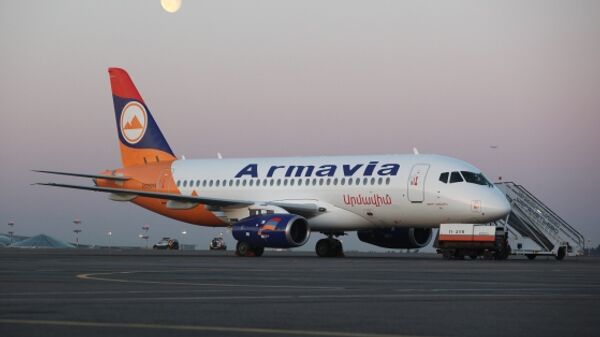 Полеты авиакомпании Армавиа в ереванском аэропорту Звартноц приостановлены