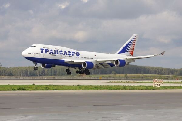 Перевозка пассажиров самолетами Трансаэро за 8 месяцев выросла на 24%
