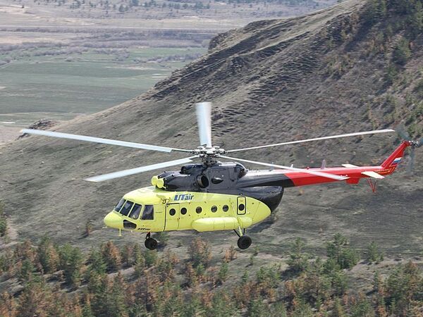 При аварии вертолета Ми-8Т в Иркутской области никто не погиб – авиакомпания /версия 1/